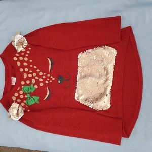 Holiday Time Girl's Longsleeve Tee 6-6X